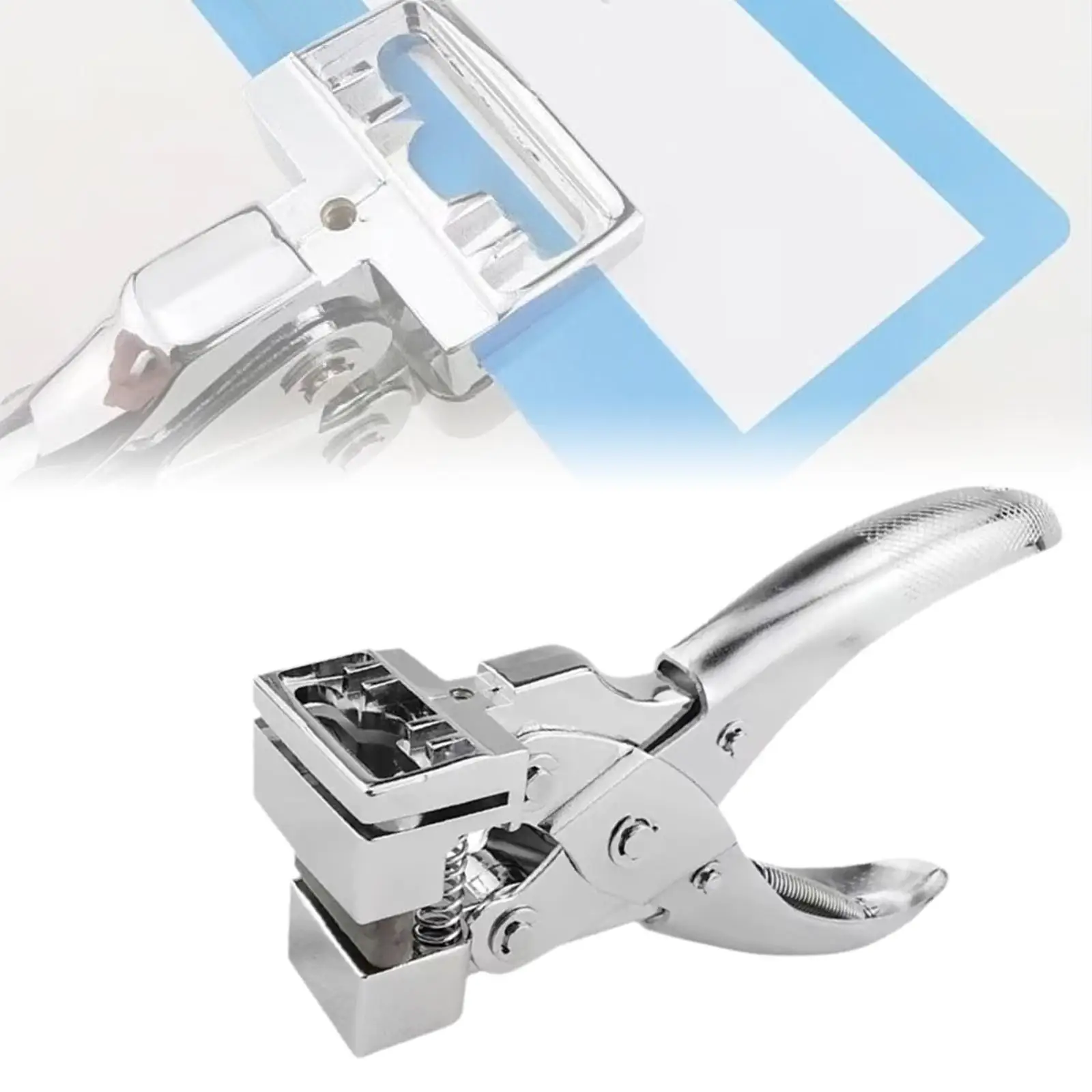 

T Shape Hole Punch Portable Handheld Slot Cutter for Tag ID Card Badge