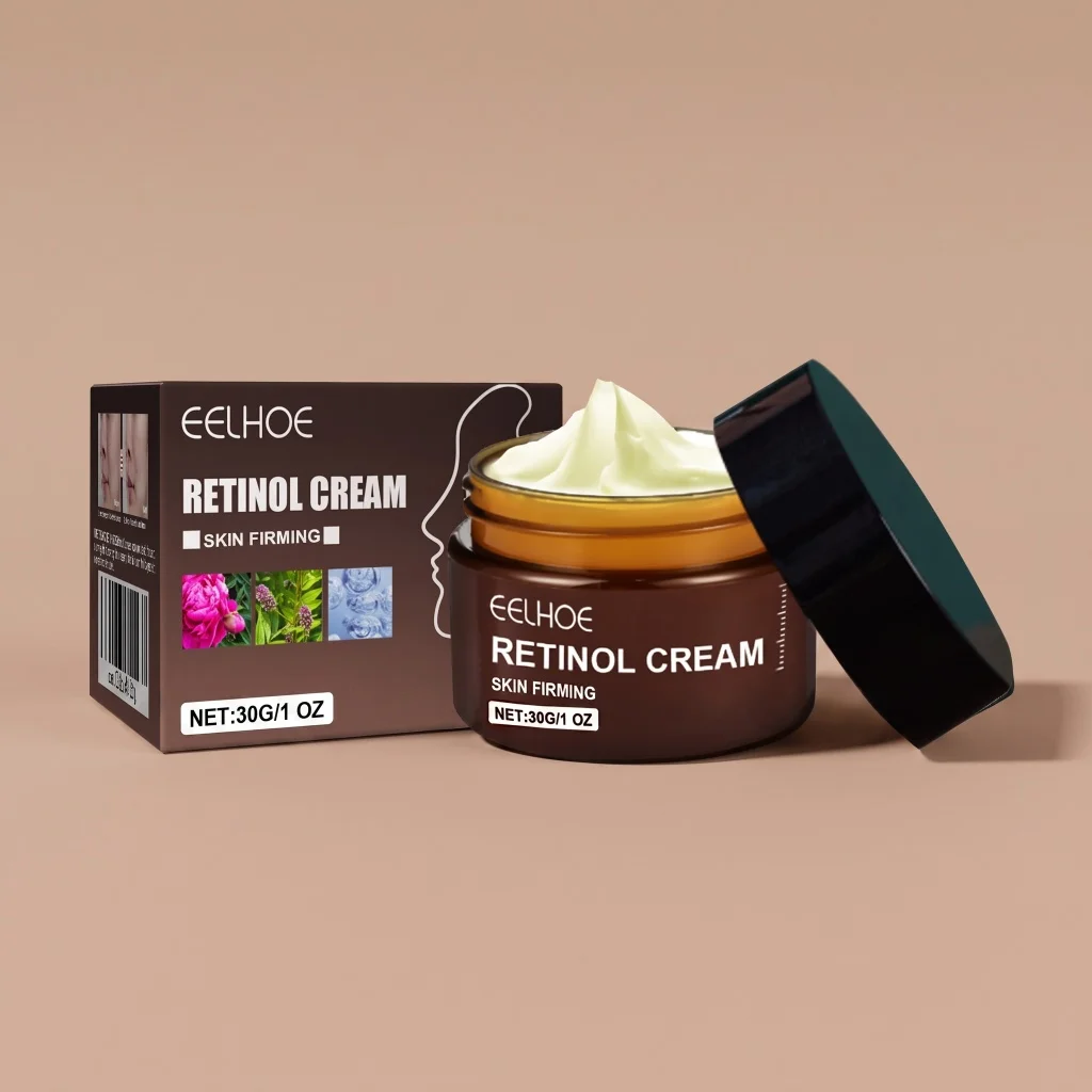 Retinol Cream Skin Firming Facial Moisturizer Plant Blend Softens Fine Lines Deep Hydration Improves Dull Rough Night Face Care