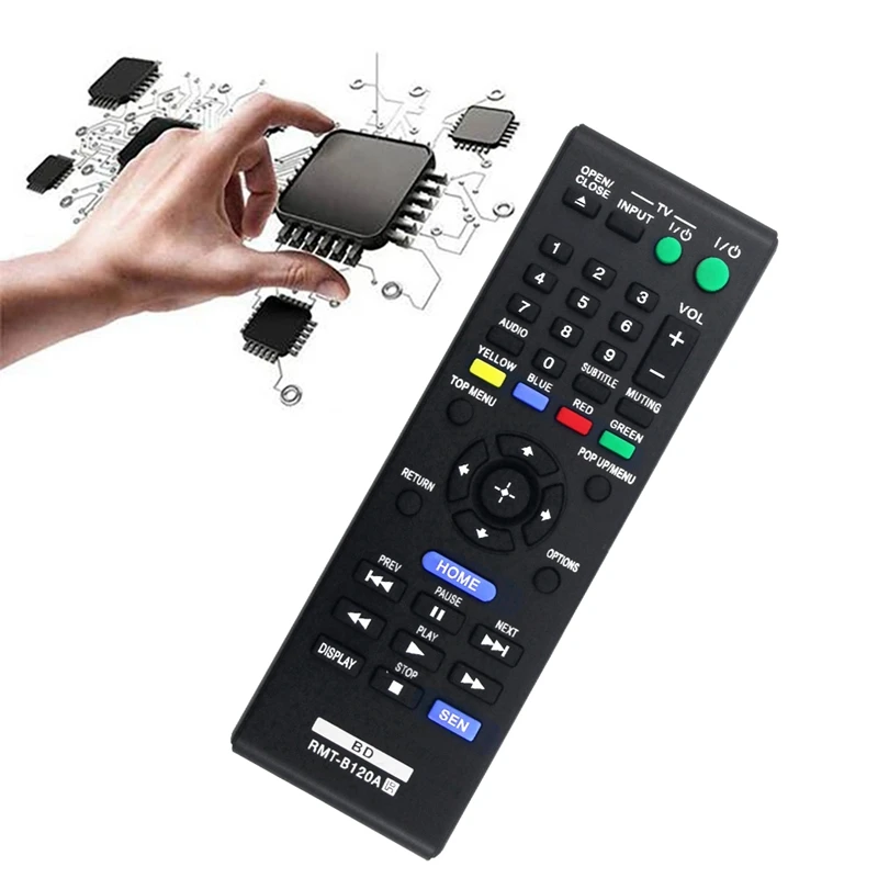 1 PCS RMT-B120A Remote Control Black Plastic For Sony 3D Blu-Ray Disc DVD Player BDP-S5100 BDP-S1100 BDP-S3100 BDP-S190 BDP-S590