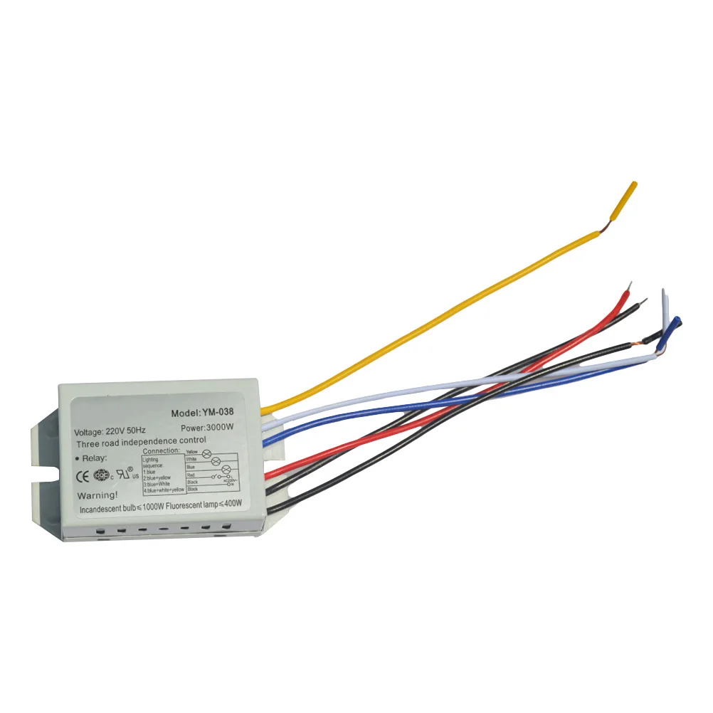 

Wireless Remote Control Switch 220V Digital Lamp Fluorescent Light Multi Functional Easy Installation LED