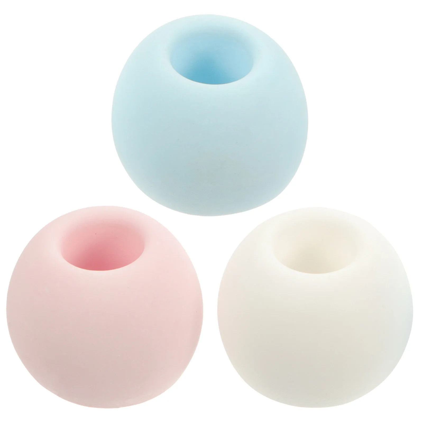 

3pcs Diatomite Quick-Dry Holder For Electric Toothbrush Electric Toothbrush Stand Bathroom Accessories Washstand Organizer