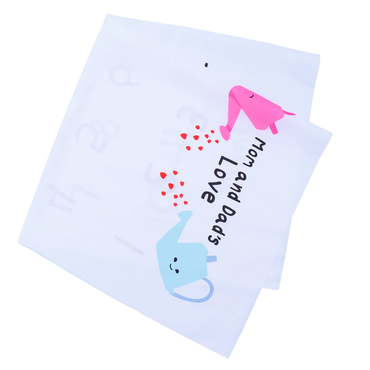 

Calendar Blanket For Baby Newborn Photography Props Pink Single Sided Months Backdrop Photo Blanket Swaddler Stroller