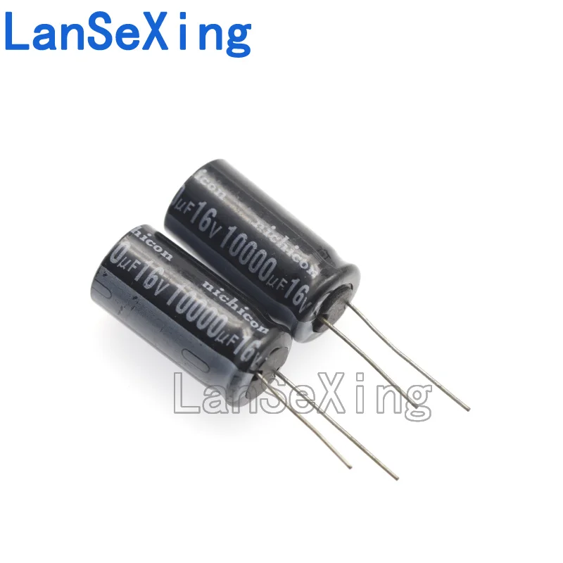 16V10000UF temperature resistant electrolytic capacitor 10000UF 16V 16X30 inline electrolytic capacitor