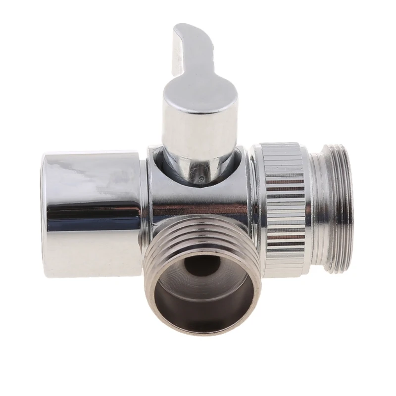 New Bathroom Kitchen Brass Sink for Valve Diverter Faucet Splitter to Hose Adapter