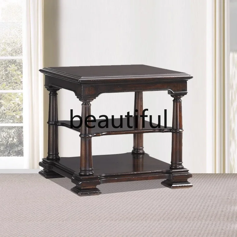 X  A few pure solid wood three-layer sofas, a few small living rooms for leisure, and a small coffee table corner cabinet.