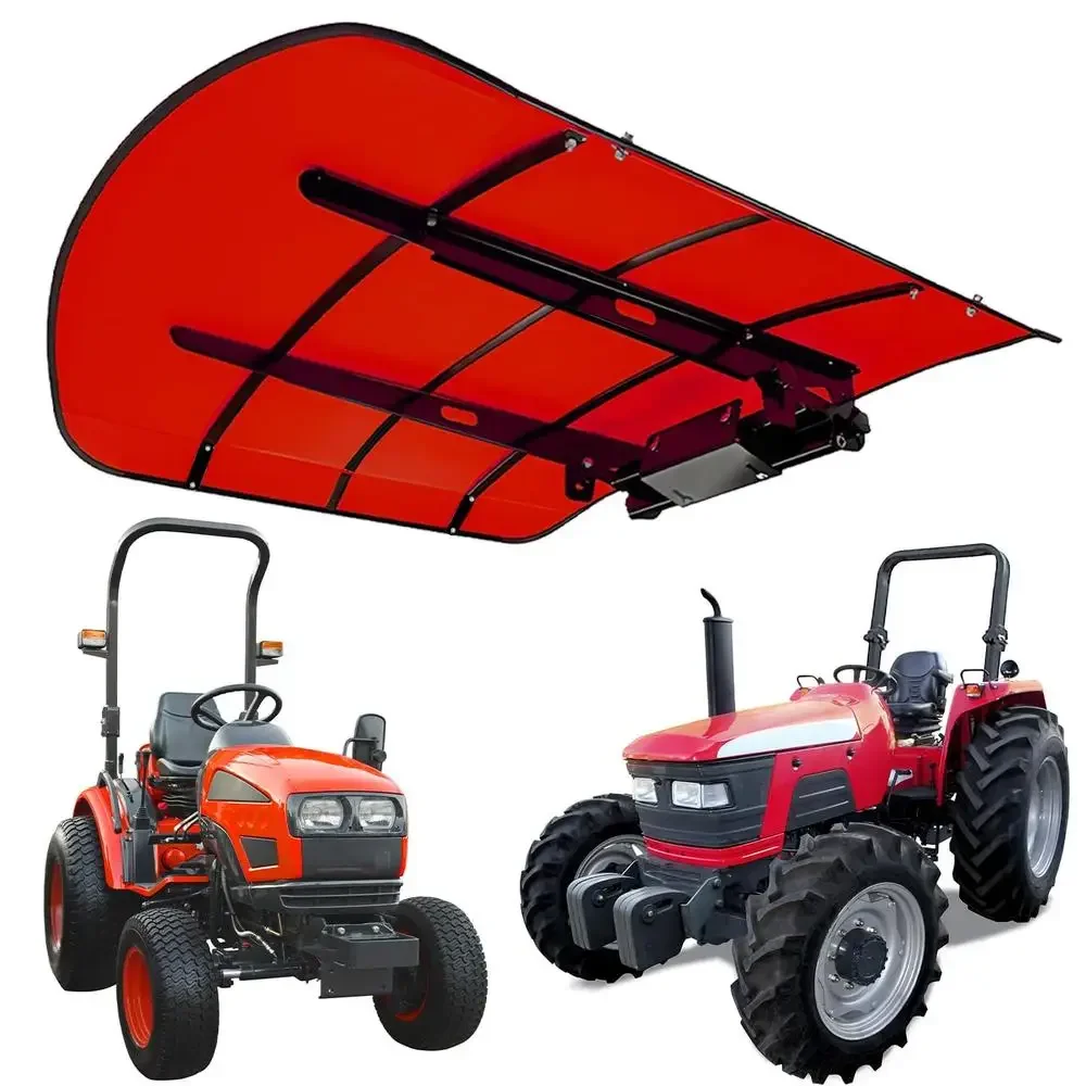 Universal Tractor ROPS Canopy High-Density Thermoplastic Durable Umbrella Mounting Bracket Fade Resistant Flexible Lightweight