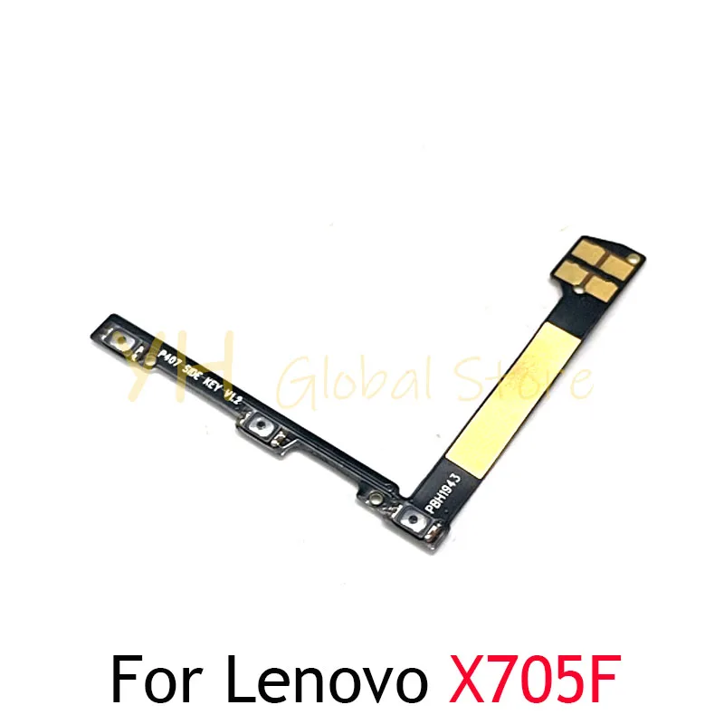 For Lenovo TAB TB-X705F X705 M N Power On Off Switch Volume Side Button Flex Cable Repair Parts