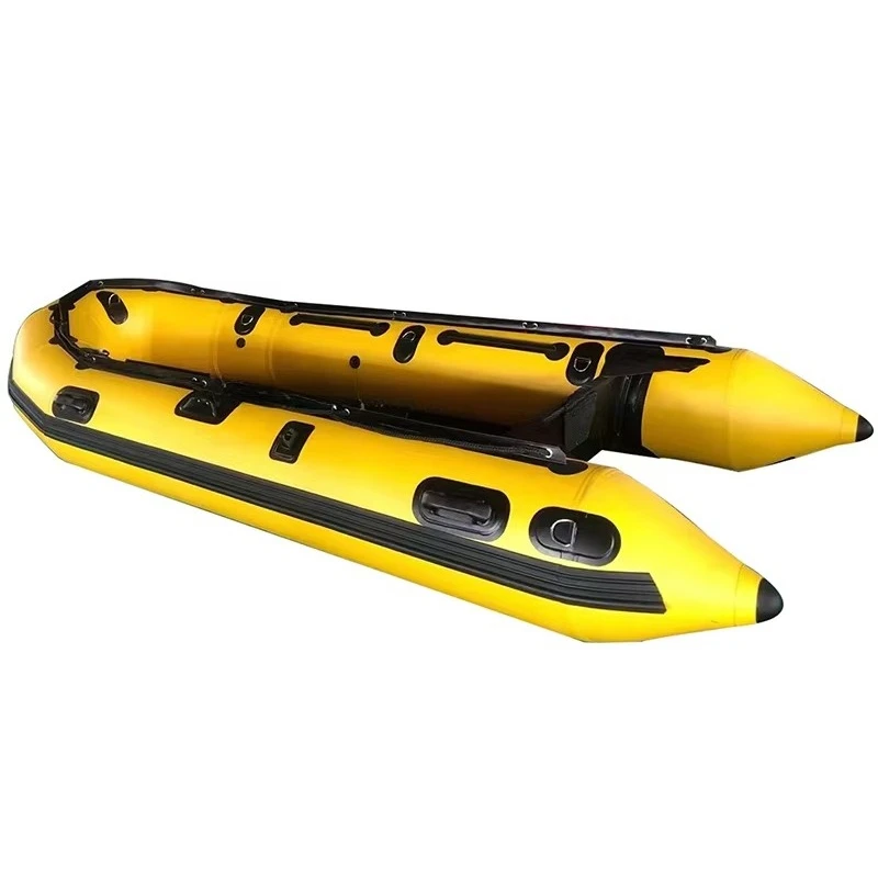 CE Certified SFB-380 12ft Inflatable Rescue Boat With Seats Storage Bag Portable Inflatable Dinghy For Water Rescue Outdoor