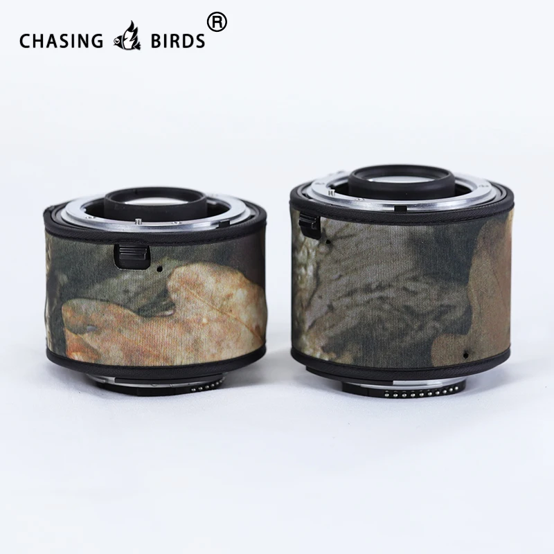 Chasing birds camouflage lens coat for NIKON AF-S teleconverter 1.4X 2.0X 1.7X waterproof and rainproof lens protective cover