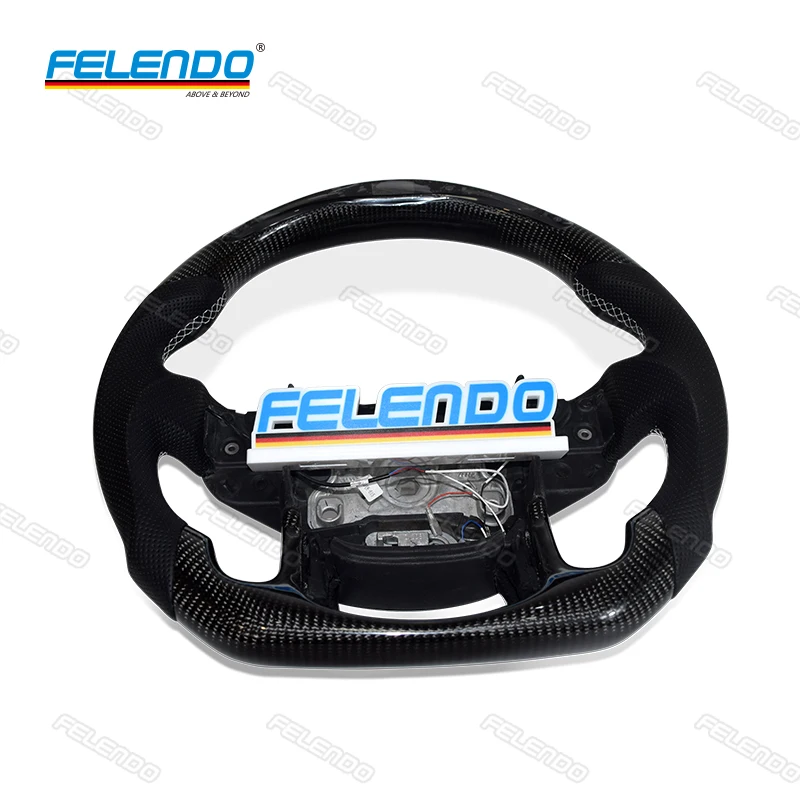 Range A Rover L494 L405 LED Racing Display Carbon Fiber Car Steering Wheel LED Carbon Fiber Steering Wheel For Land Rover