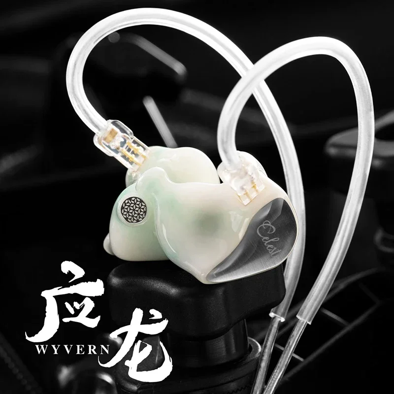 Kinera Celest Wyvern PRO Gaming IEMs HIFI Wired In Ear Fones de ouvido Esports Livestreaming Microfone Fones de ouvido com lança removível