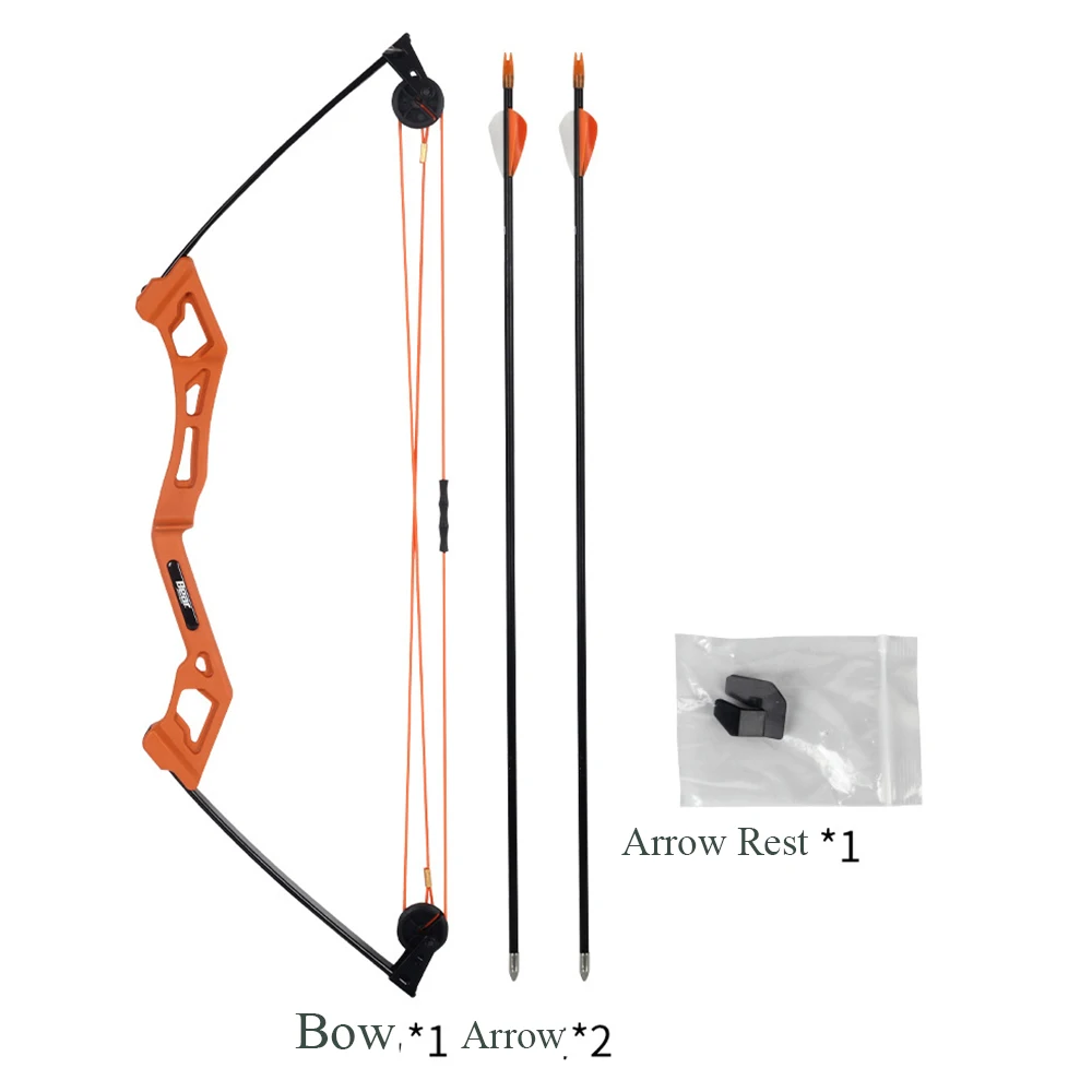 Arco a rulli composito per bambini 6-13,5 libbre Gioventù Tiro con l'arco per interni/esterni Pratica Gioco di tiro Giocattolo Attrezzatura per l'intrattenimento