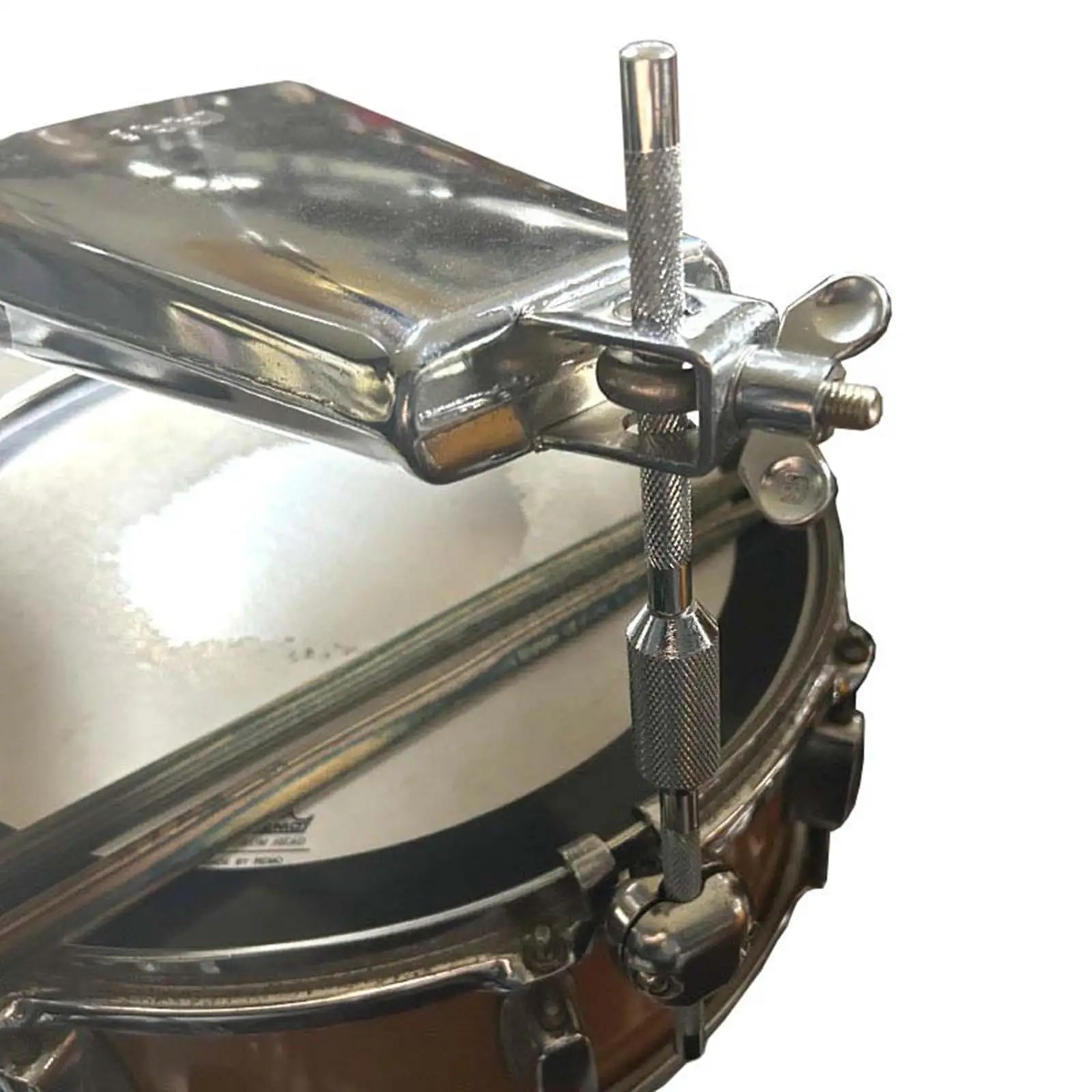 Straight Rod Drum Cowbell Clamp, Percussion Mounting Bracket, Metal Attachment Clamp for Cymbal Instrument Drummer