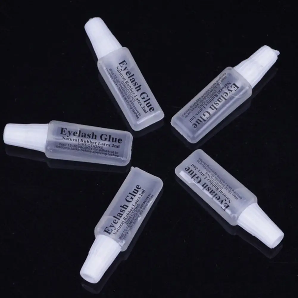 Colle à cils blanc laiteux, 2ml, imperméable, durable, séchage rapide, sans Irritation, maquillage adhésif, nouveau, 2025