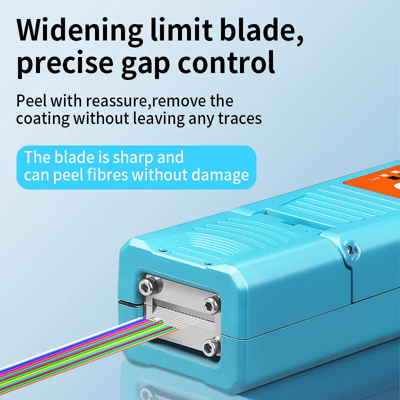 AUA-M9 Fiber Optic Thermal Stripper Pliers Ribbon Fiber Hot Stripper Heated Fiber Multi Core Cable Wire Stripping Slitter Tool