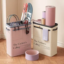 Yoga Storage Basket Sports Equipment Storage Foldable Miscellaneous Items Yoga Mat Organizer