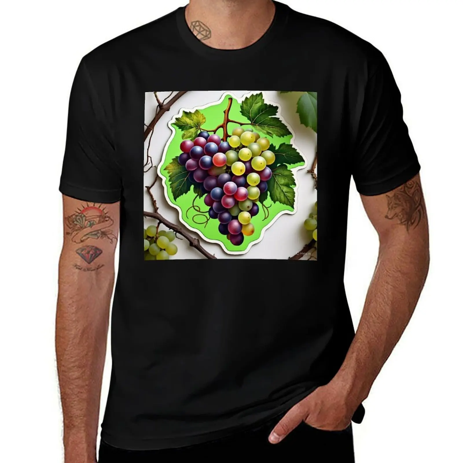 

Grape Cluster Pop T-Shirt funny shirt cotton T-shirts man cute clothes gifts for boyfriend mens t shirts