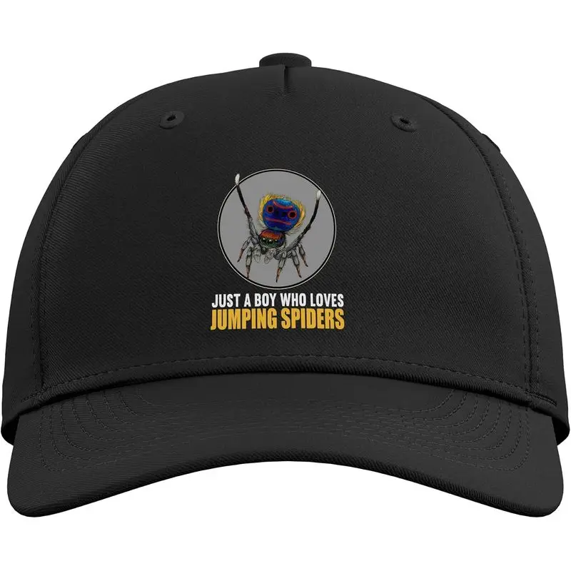 Just a Boy who Loves Jumping Spiders Jumping Spider Adjustable Baseball Hat