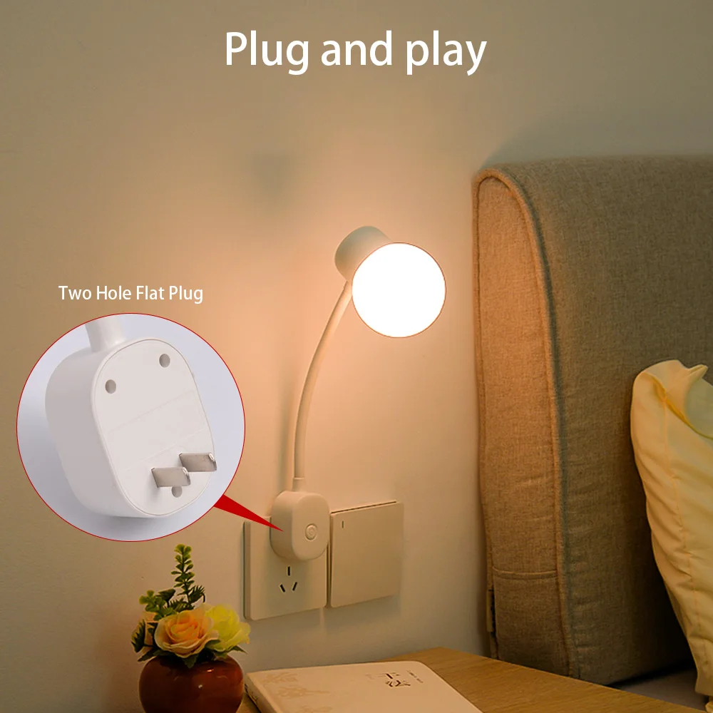 Plug-in model remote control timer night light bedroom bedside sleep eye protection baby feeding night light