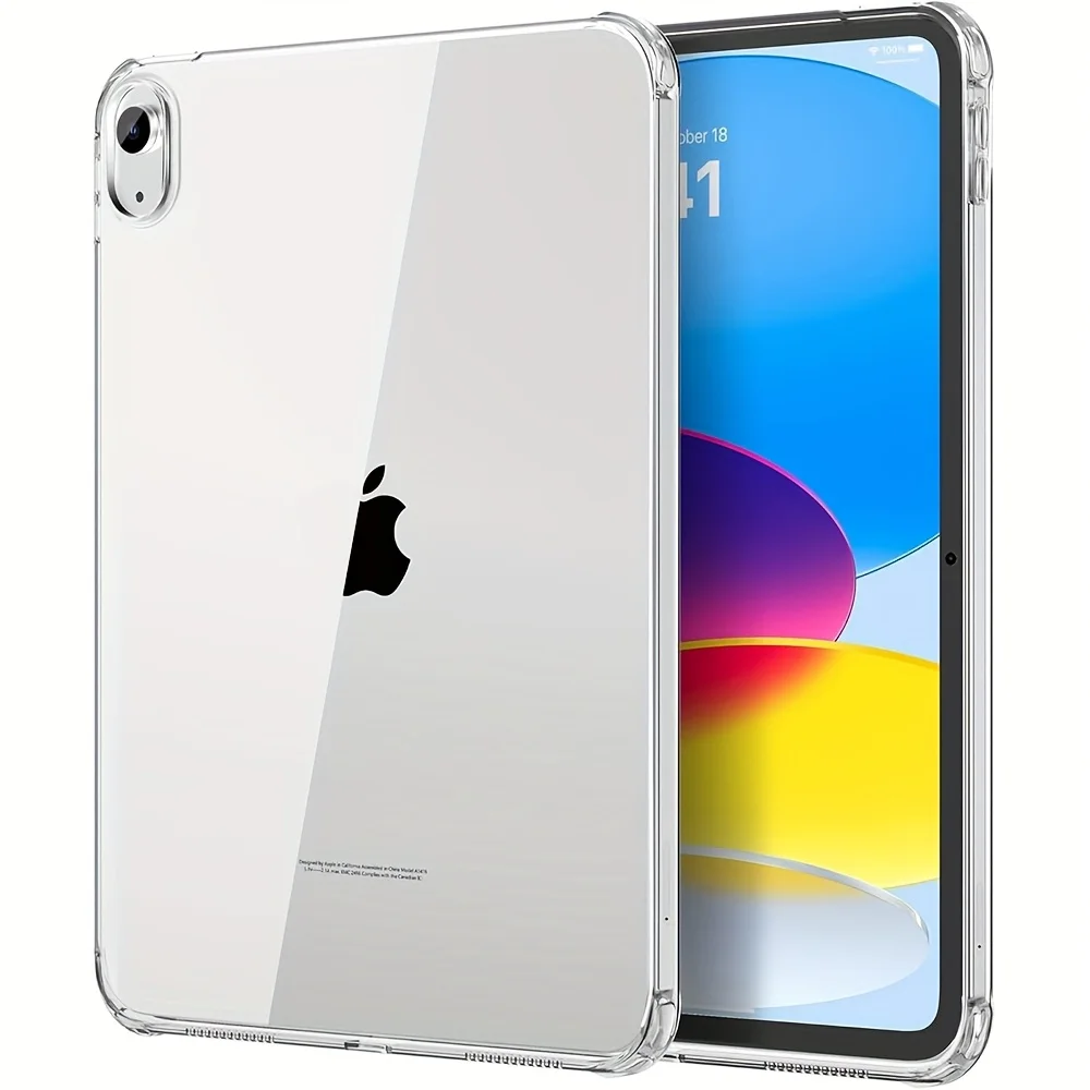 Clear Case For iPad 11th Gen A16 2025 Case iPad 10.2 Gen9/8/7th 10th Air 13 11 2026 2024 Mini 7 6 Air 5 4 Air 3 2 9.7 Case Cover