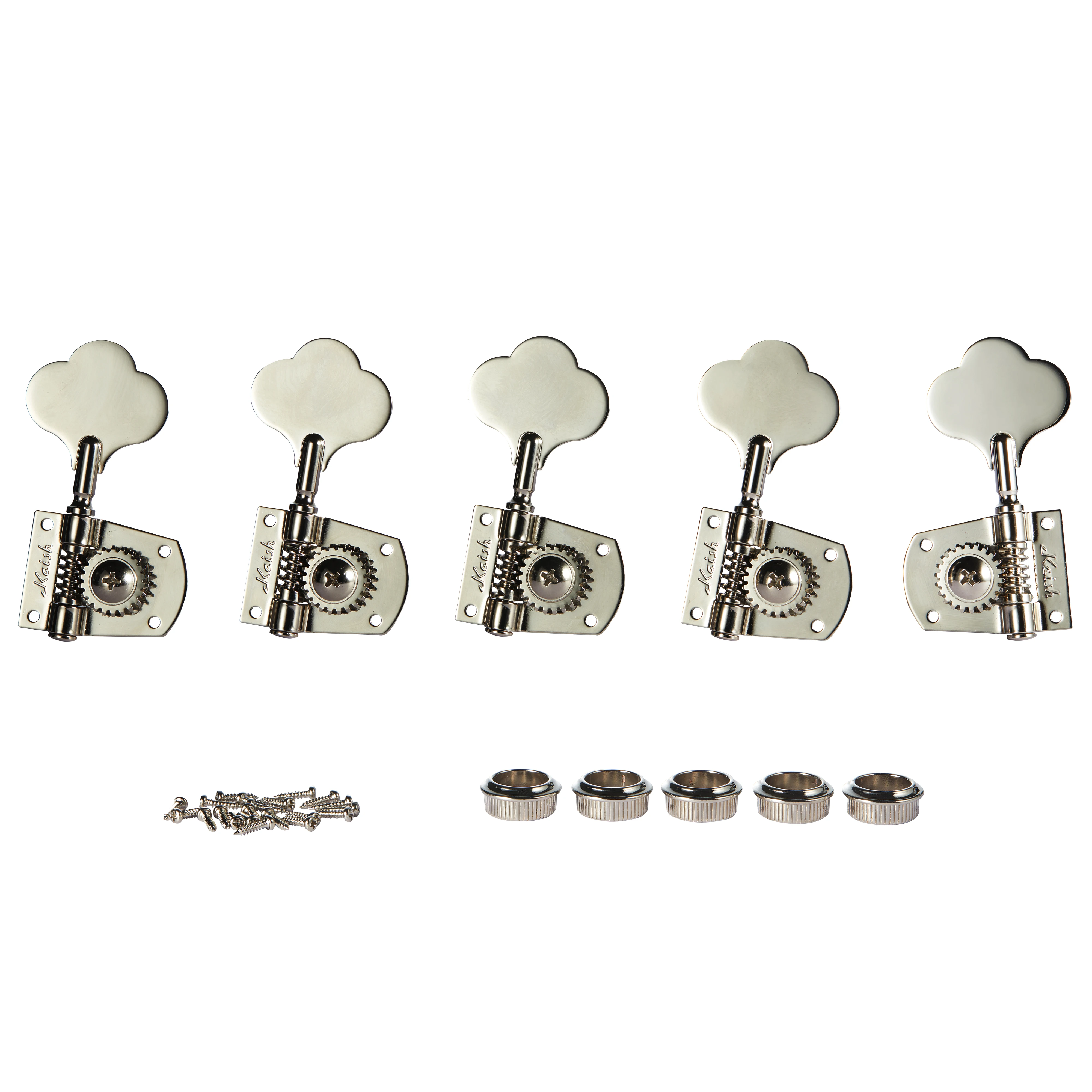 KAISH 5 String Bass Tuners Bass Tuning Machines Bass Tuning Keys Pegs Fits Fender American Standard/Highway One Series Basses