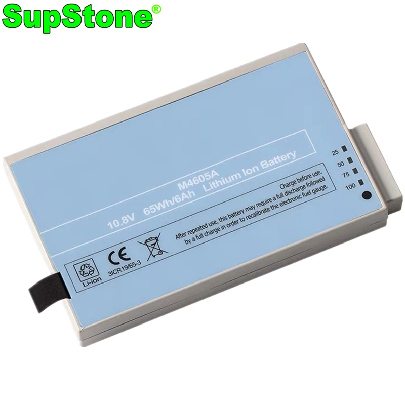 SupSton M4605A Medical Battery For Philips MP20 MP30 MP5 MP5T MP50 MP60 MP70 M8105A M8100 M8002A M8003A MX550 MX450 3ICR19/65-3