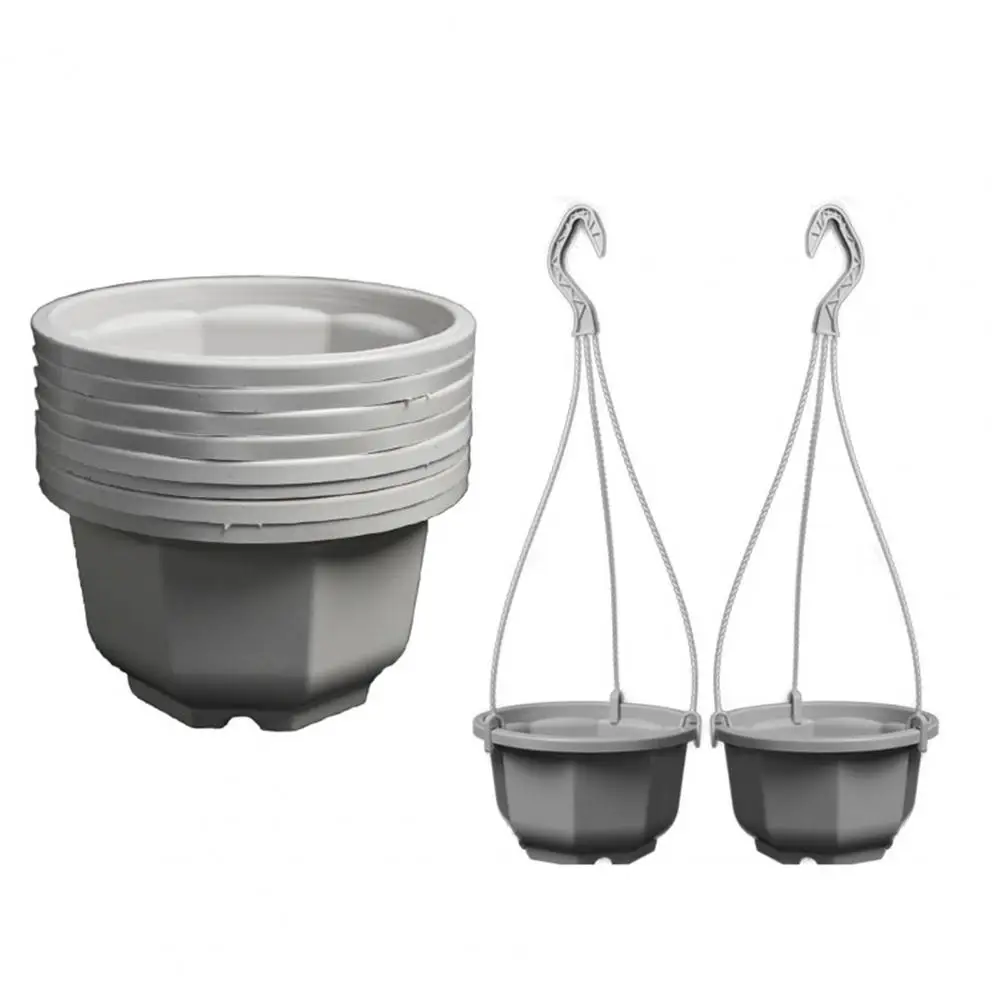 

Hanging Flower Pot Mini Hanging Flower Basket Reusable Heighten Plastic Hanging Planter Decor Pot Outdoor Garden Flower Holder