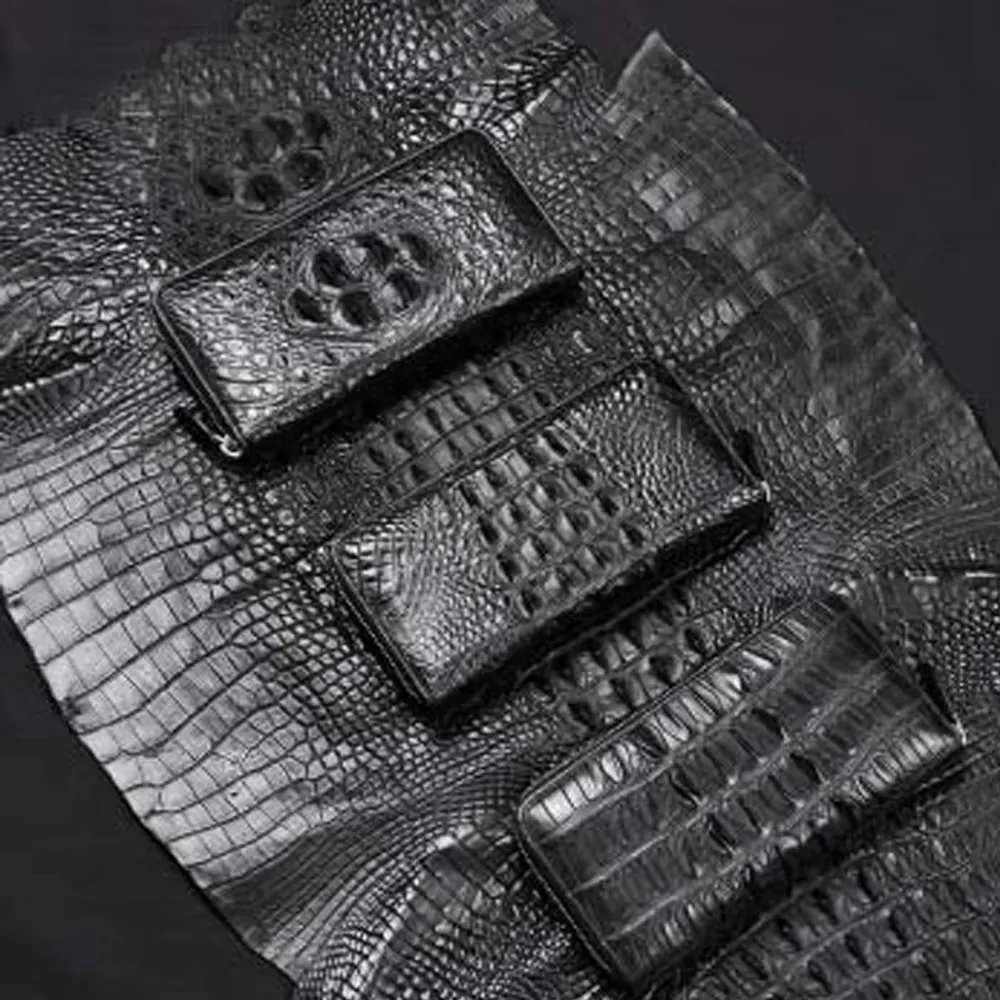 PUGETU  crocodile leather bags  male  long  multi-function  business   male clutch bags  More screens  men wallet