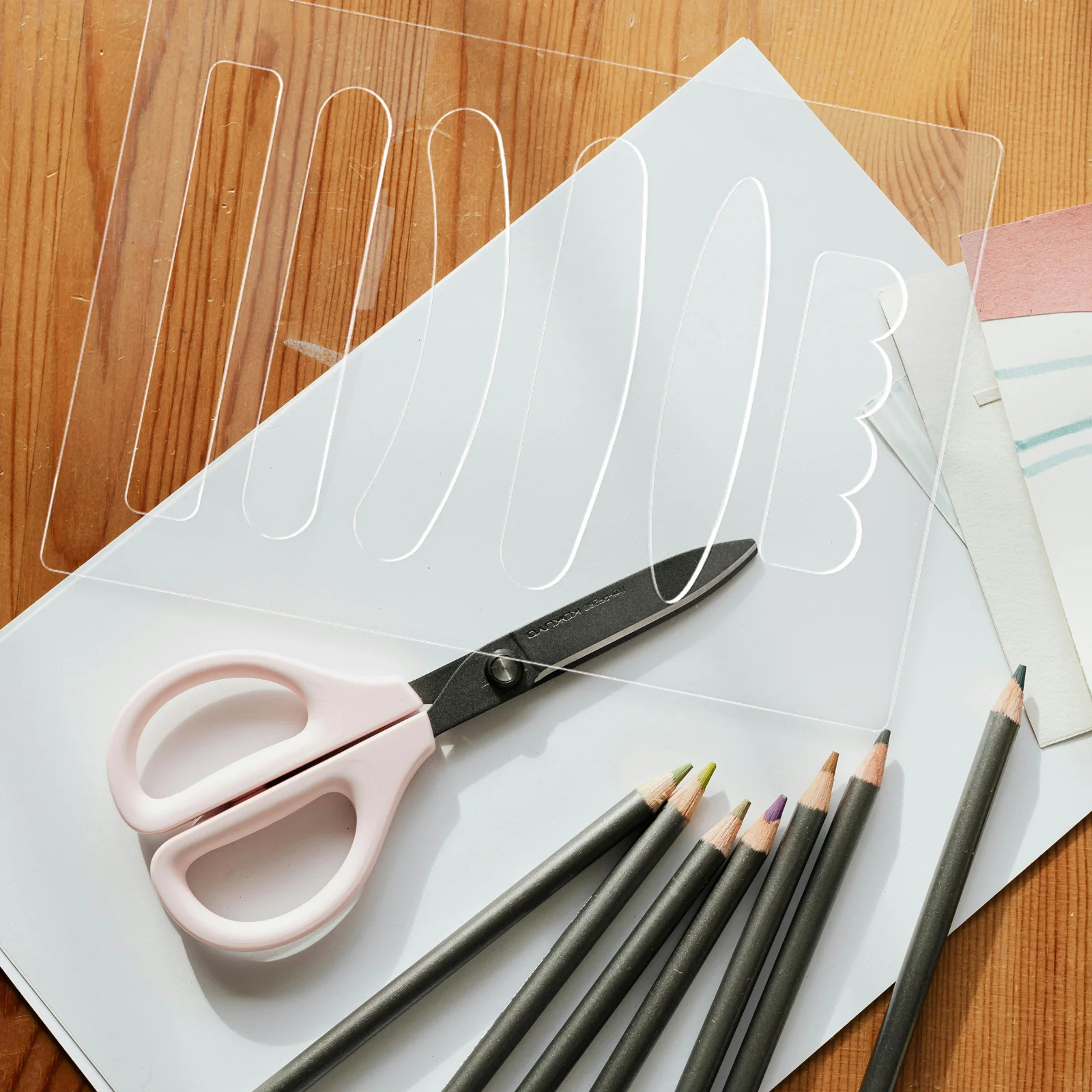 

Acrylic Charcuterie Board Handle Template Clear Transparent for DIY Woodworking Projects Kitchen Cutting Board Handle Molds