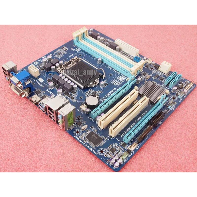 FOR Gigabyte GA-B75M-D3H Motherboard Intel B75 Express LGA 1155 DDR3   XMSJ