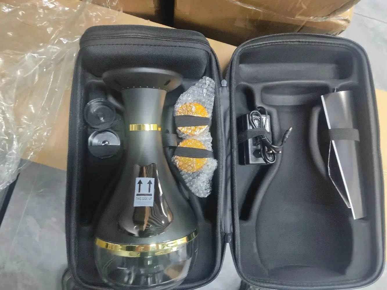 

European and American High-end Electronic Hookah-border New LED Screen Electronic Vaporizer Large Smoke Intelligent Hookah