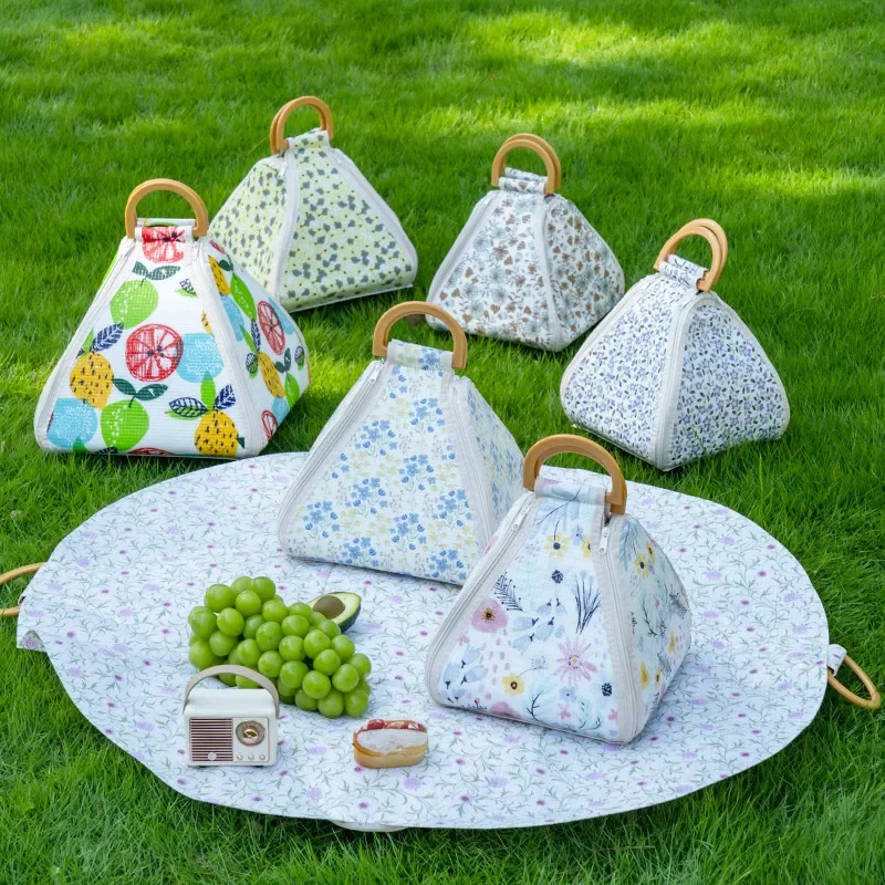 For Foldable Multifunctional Picnic Mat Seat Cushion Waterproof Beach Bag Thickened Moisture-proof Floor Mat for Camping