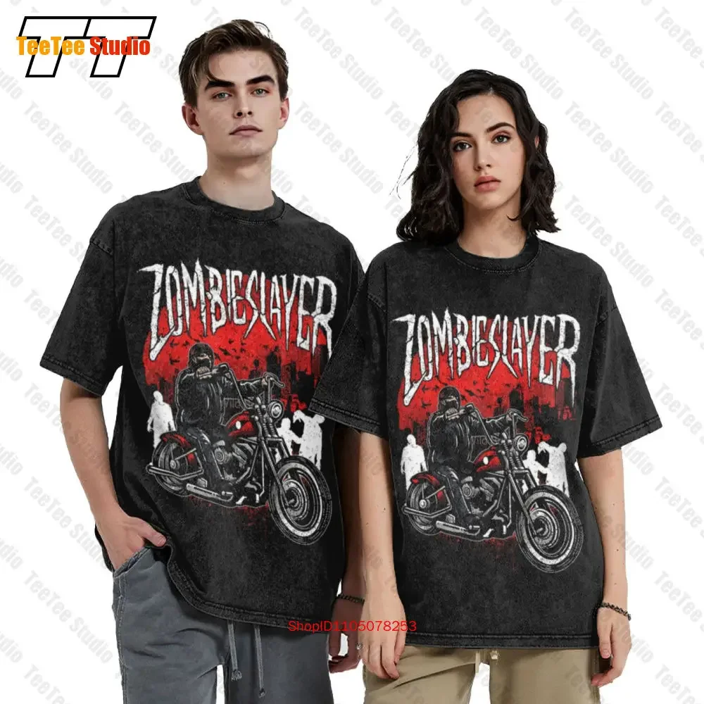 Zombie Slayer, The Walking Dead, Daryl, Zombies Adult & Kids Vintage Oversized T-Shirt 6UJL