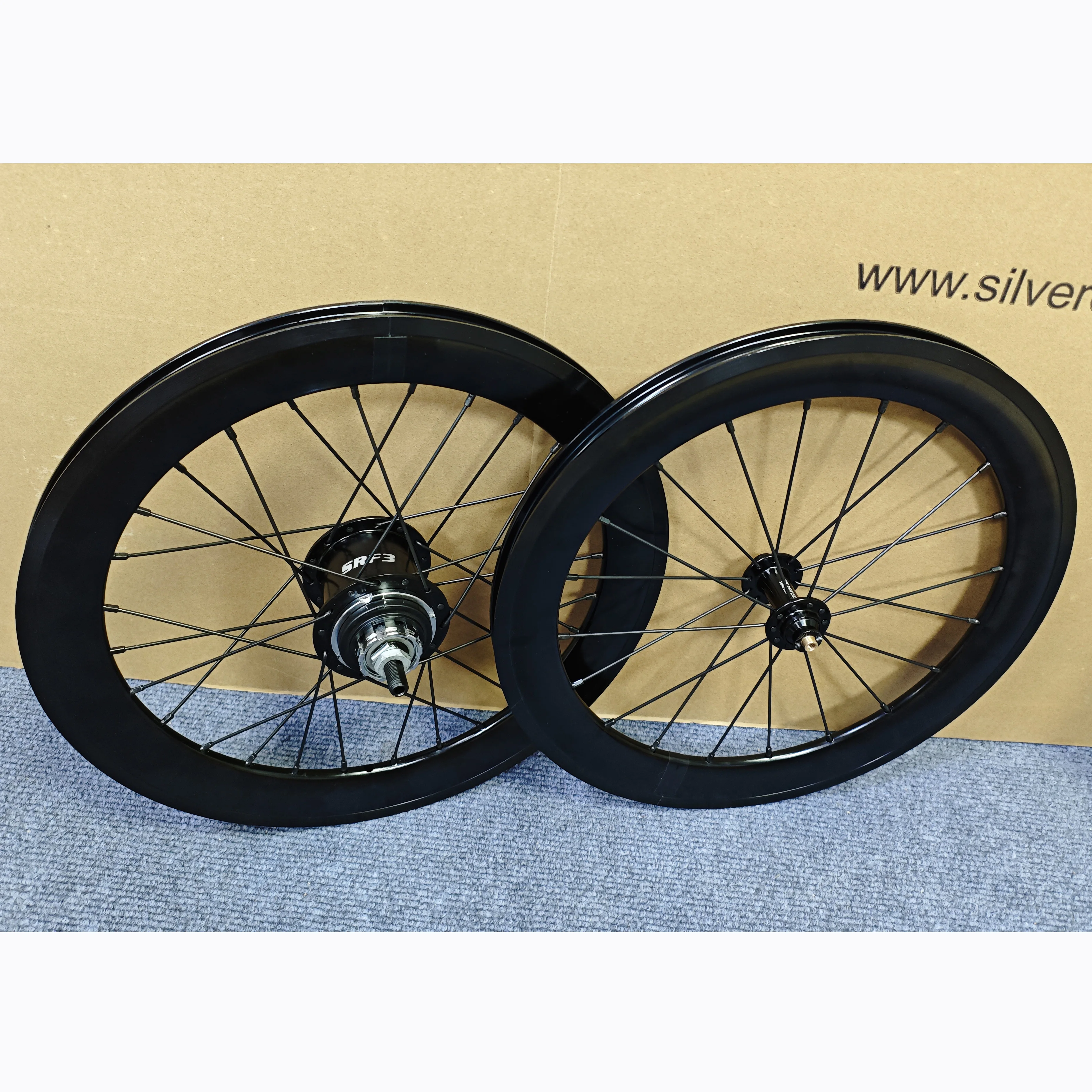シルバーロック 16インチ アロイ折りたたみ自転車ホイール 40mm