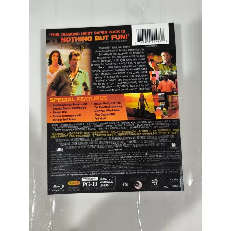 Blu-ray Disc After Sunset Movie Starring Pierce Brosnan and Sal