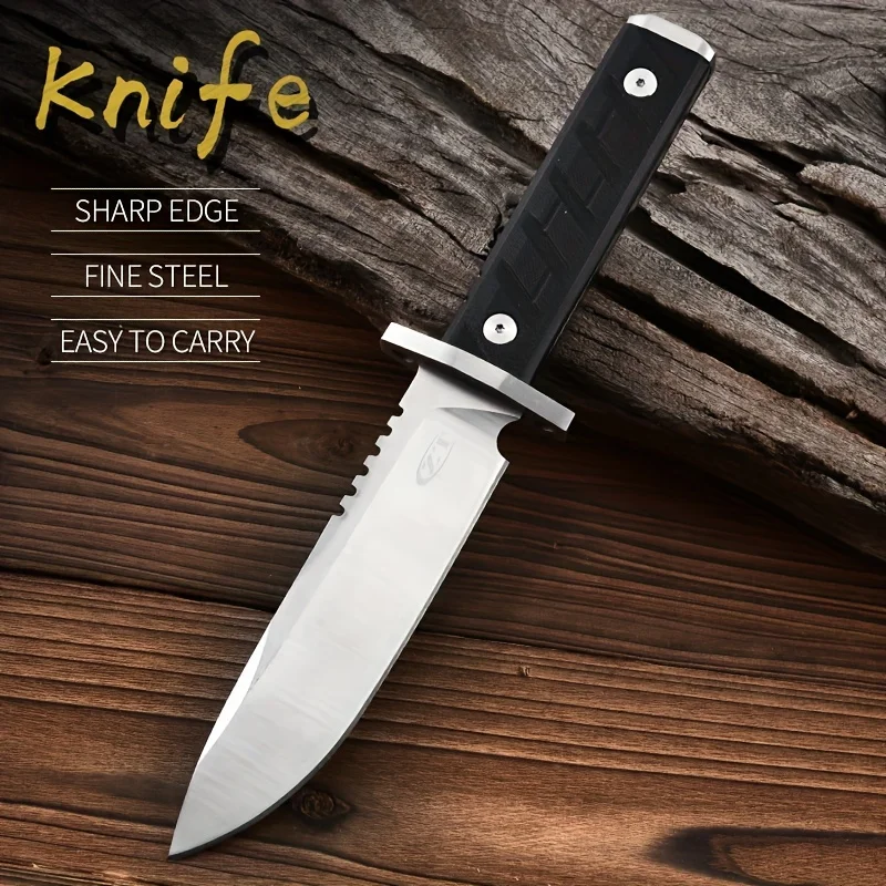 High hardness 7CR13 stainless steel kitchen knife with fruit knife