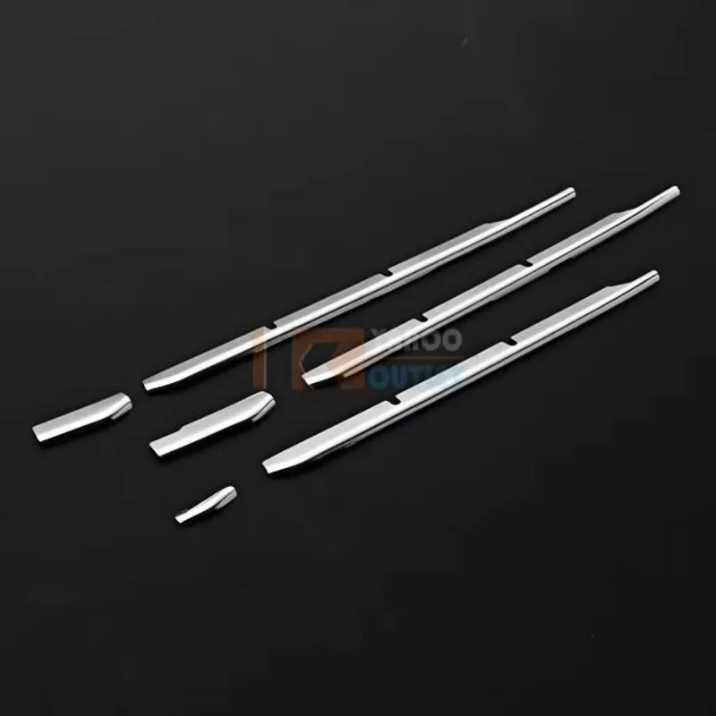 6 pcs Car Front BUMPER GRILLE TRIM for SUZUKI WAGON-R STINGRAY MH35/55 SUS304 Automobiles Styling Moulding Cover Car Accession