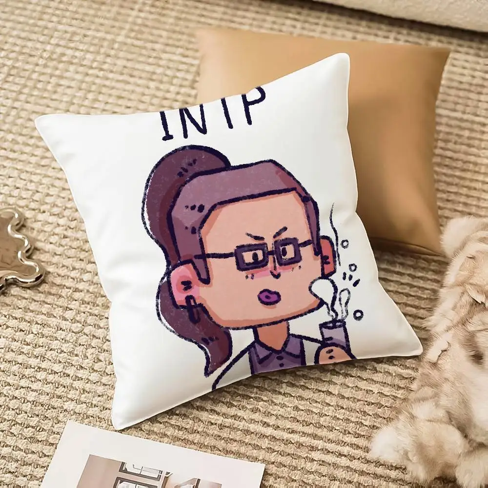 غطاء وسادة MBTI FISHION مضاد للغبار وسحاب غير مرئي لسرير الأريكة #2