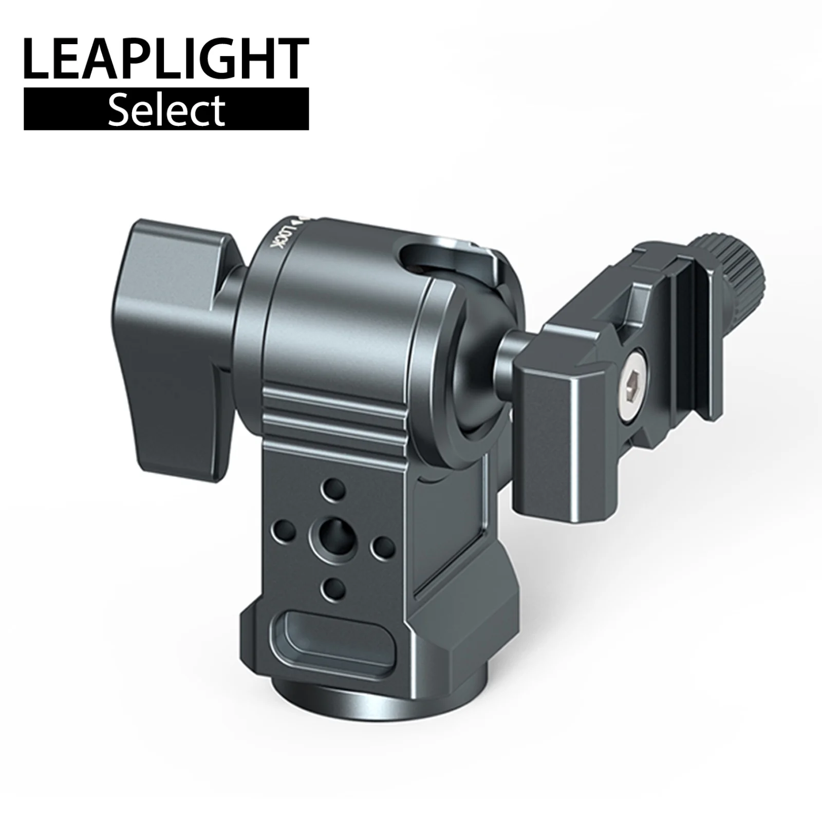 

LEAPLIGHT 360 Rotate Ballhead Clamp w Arca 3/8 to1/4 Light Stand Expansion Adapter for DSLR Camera Phone Holder Tripod FillLight
