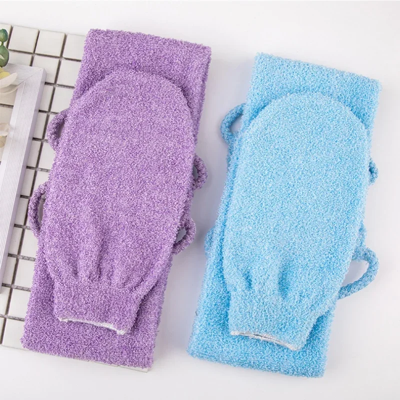 

Bamboo Fiber Bath Towel Rubbing Bath Artifact Foaming Bathing Gloves Set Soft Body Exfoliating Belt Shower Scrubber Shower Strap