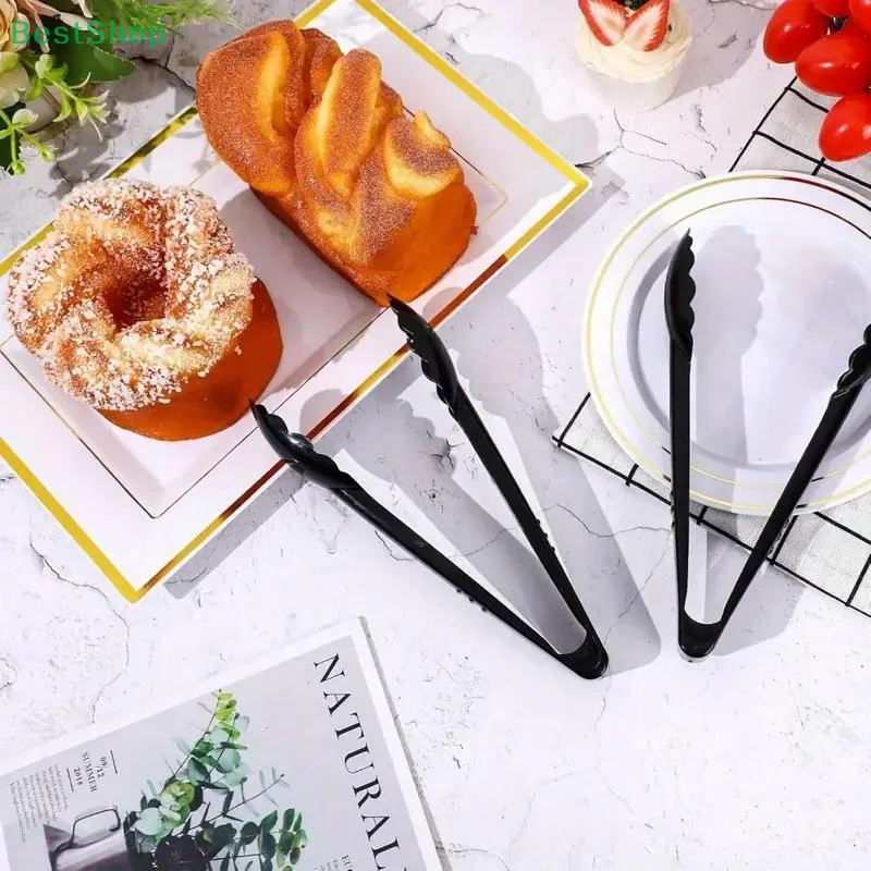 2/4/6 Pack Plastic Clips For Bulk 9 Inch Plastic Serving Clips, Disposable Serving Clips, Heavy Duty Plastic Salad Clips