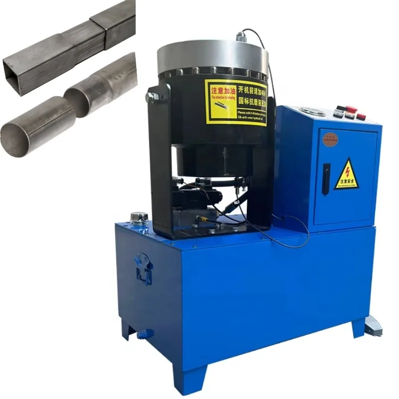 Macchina per restringimento tubi Testa del tubo per tubi in acciaio Riduce i giunti del diametro Premendo la macchina per la formatura dell'estremità del tubo Macchina per la riduzione del tubo