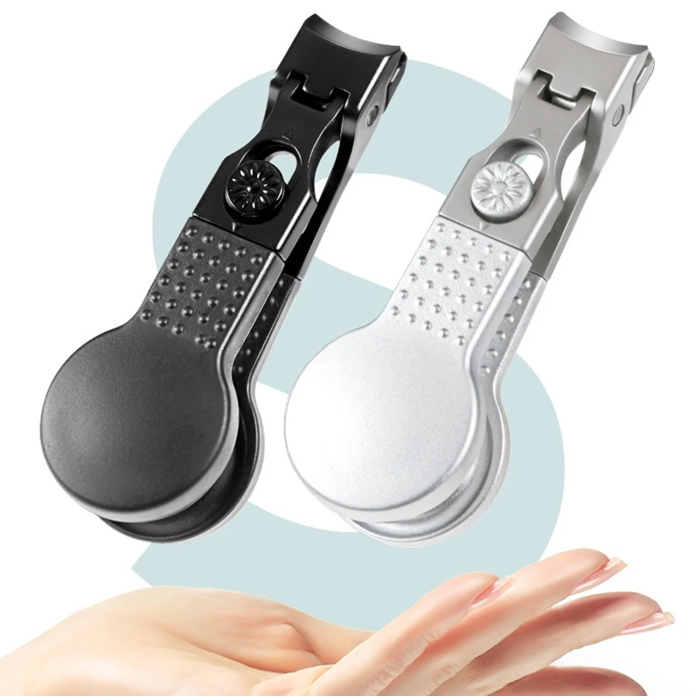 

Nail Clippers Stainless Steel Anti Splash Fingernail Cutter Manicure Tools Bionics Design Nail Trimmer Pedicure Scissor