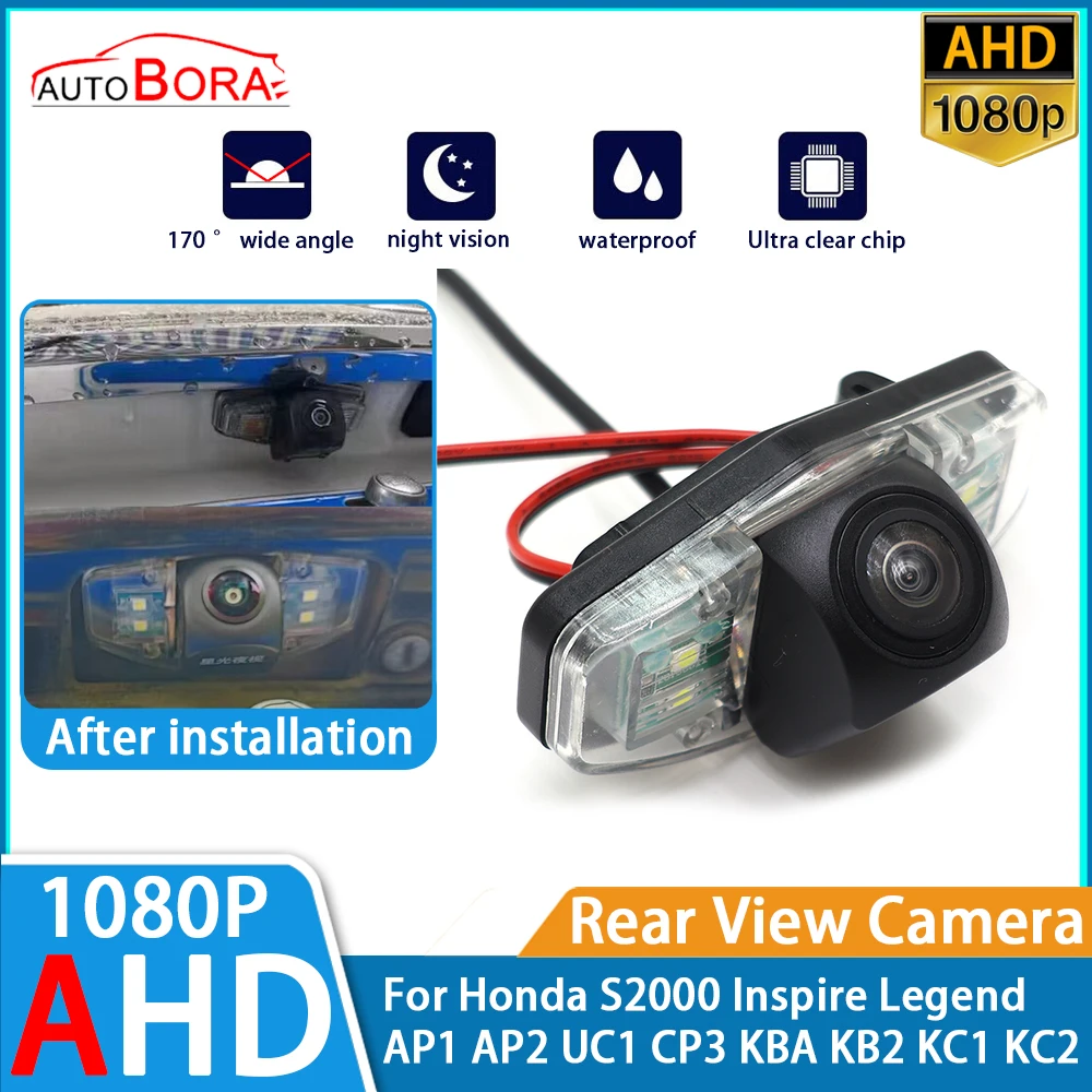 

Reverse Parking Car Rear View Camera AHD 1080P Night Vision for Honda S2000 Inspire Legend AP1 AP2 UC1 CP3 KBA KB2 KC1 KC2