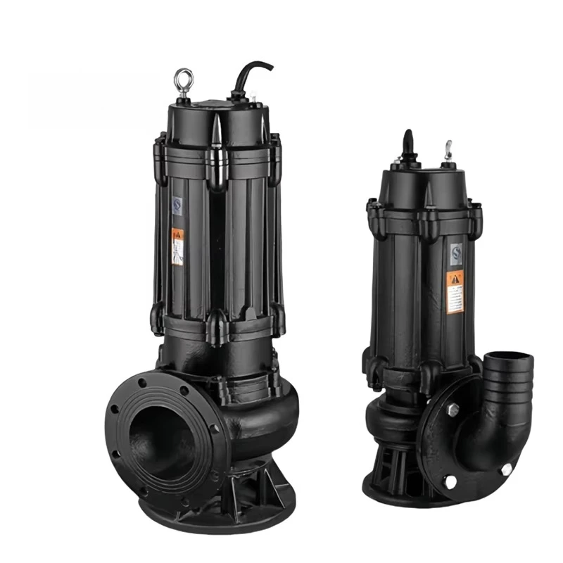 

WQ Series Non Clog Submersible Sewage Pump 380V Electric Dirty Water Drainage 1.5hp Sewage Pump for Wastewater Treatment