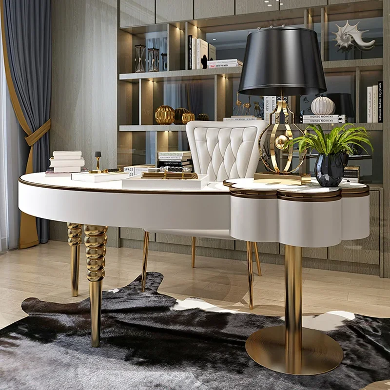 

Workstation Computer Desks Offices Multifunction Home Furniture Office Workshop Table Reading Desk Ufficio Organizer Tables
