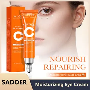 Krim Mata Vitamin C SADOER-Anti Lingkaran Hitam, Pengurangan Bengkak, Perawatan Mata yang Melembapkan & Mencerahkan 8 primer mata penjualan terbaik - №
