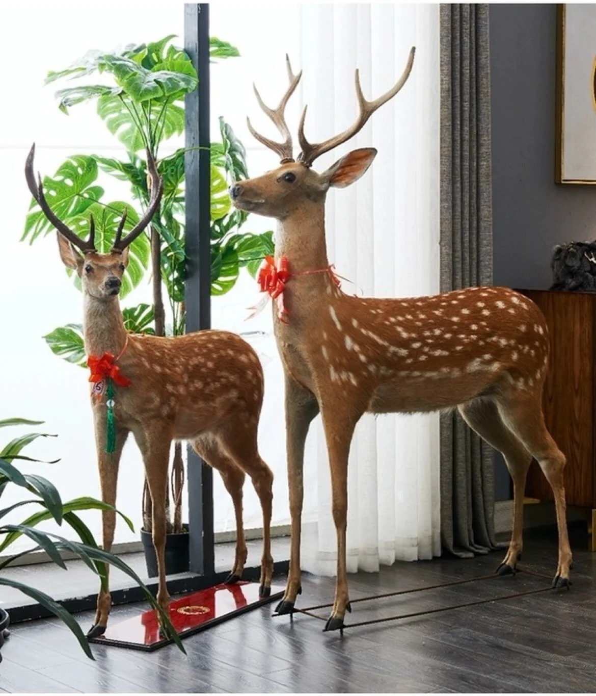 Sika deer specimen floor model elk ornament