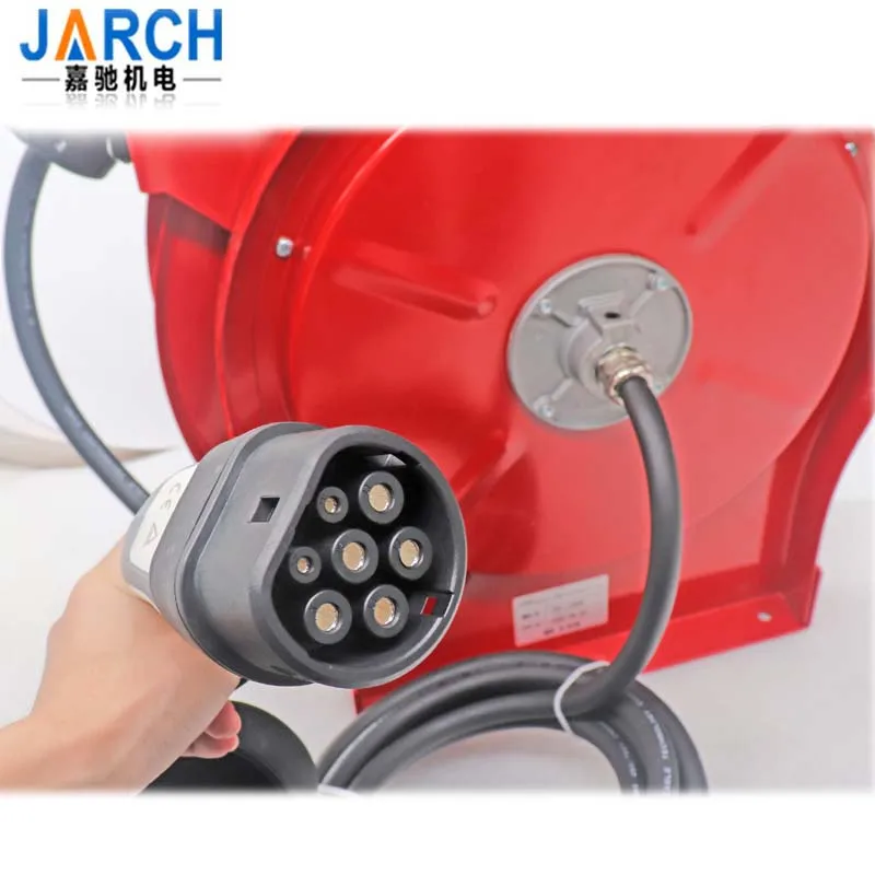

Overhead Retractable Ev Charging Cable Reel Ceiling Mount Retractor Electrical Car Vehicle Drive Charger Reel