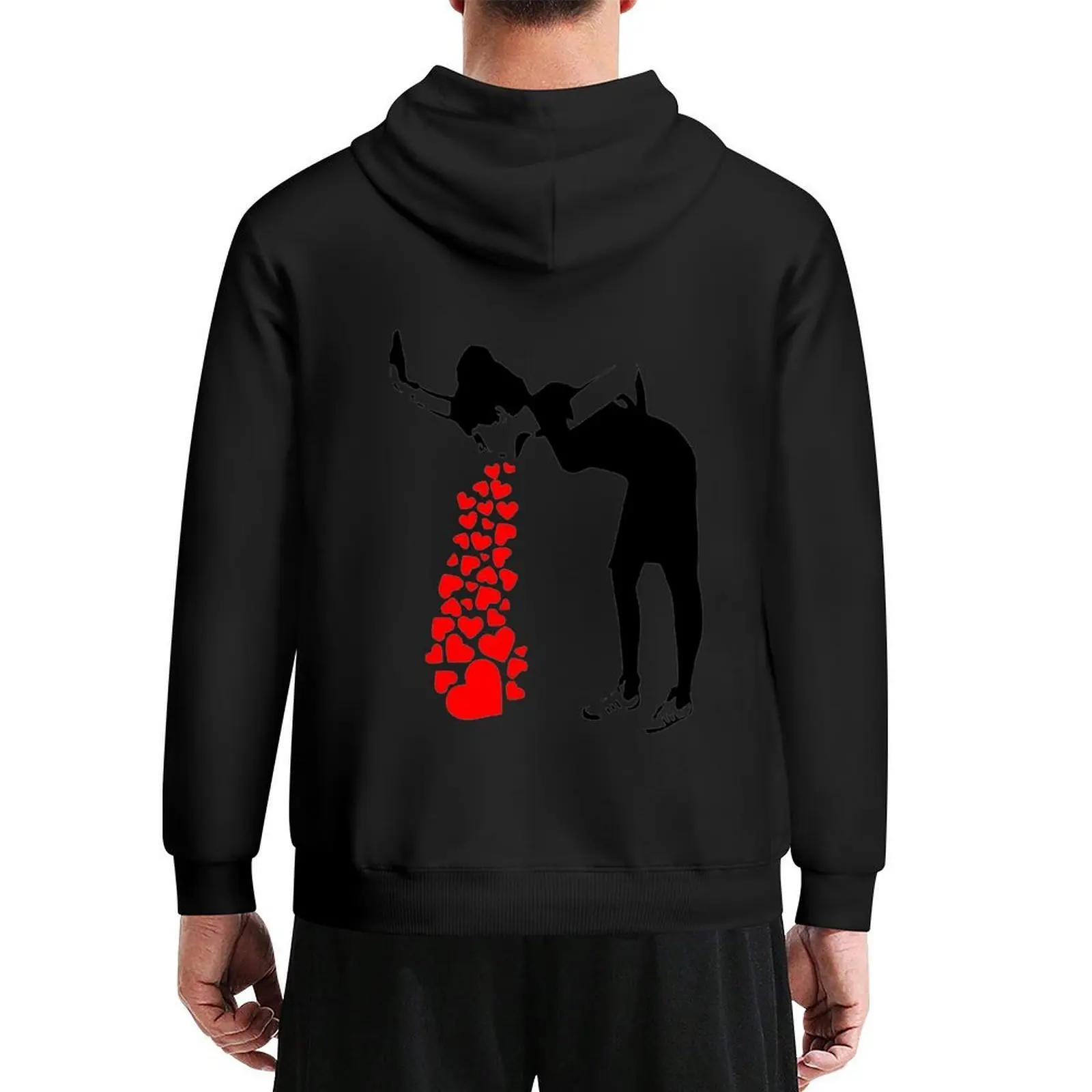 

Love Sick Banksy stencil Hoodie men wear mens clothing men's sweat-shirt korean autumn clothes new hoodies and sweatshirts